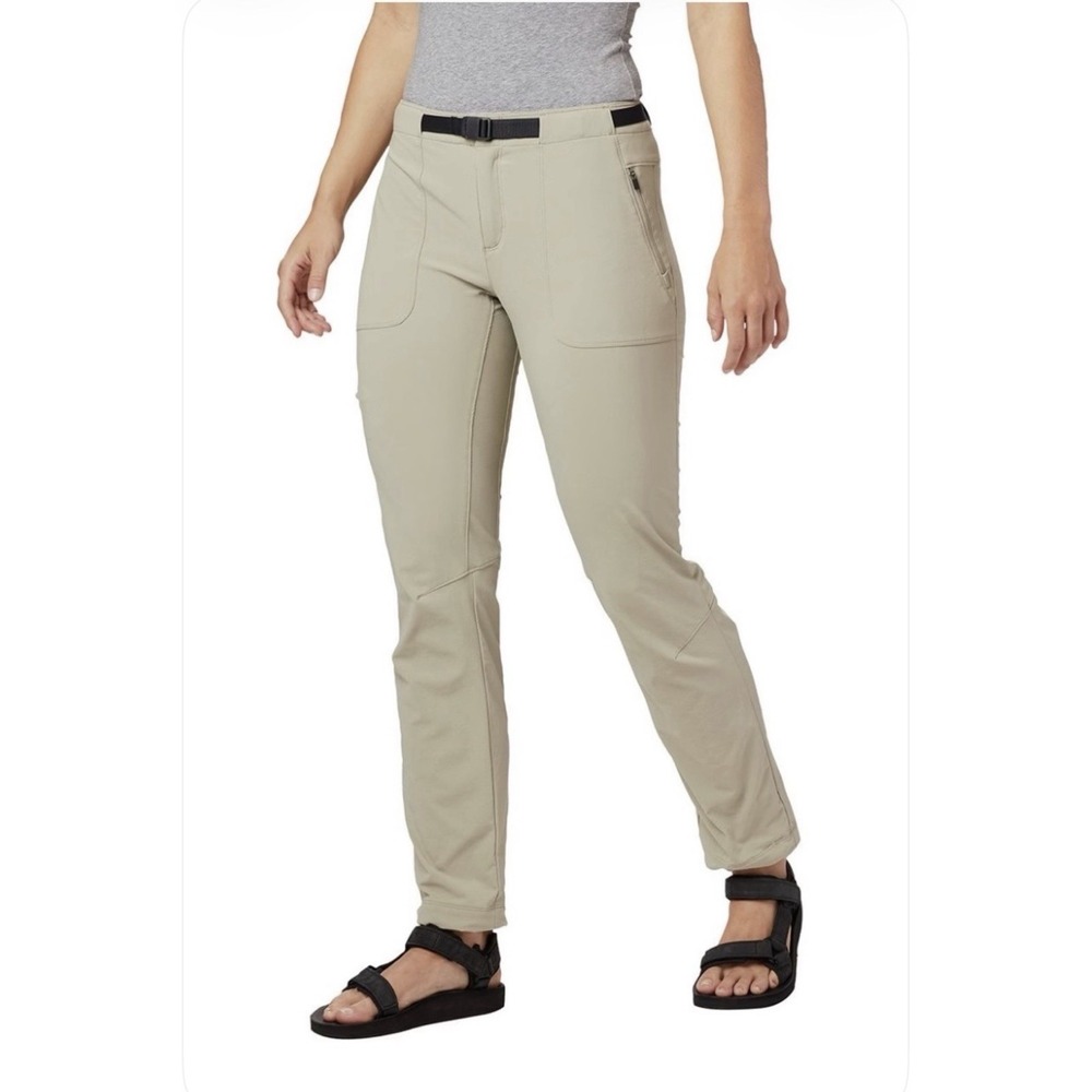 Mountain Hardwear Chockstone Pants Womens 6/30 Khaki Stretch Hiking $155